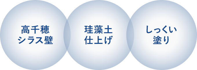 高千穂シラス壁 珪藻土仕上げ しっくい塗り